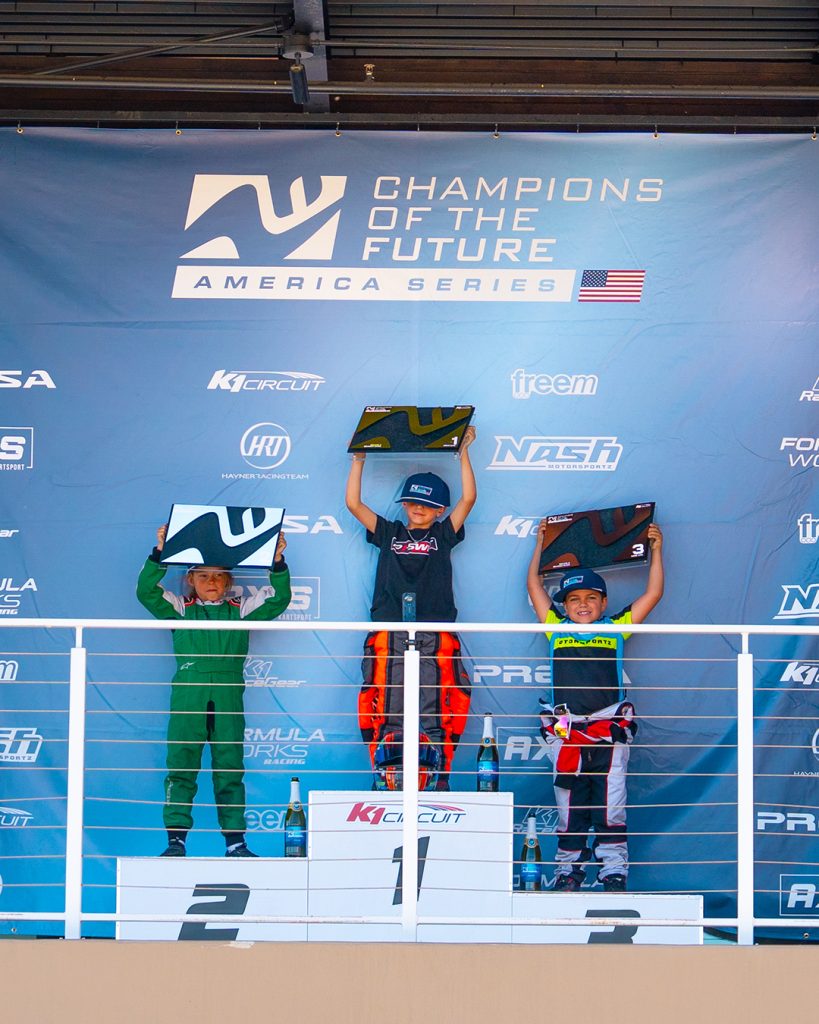 The Mini U10 podium from COTF America Round 4