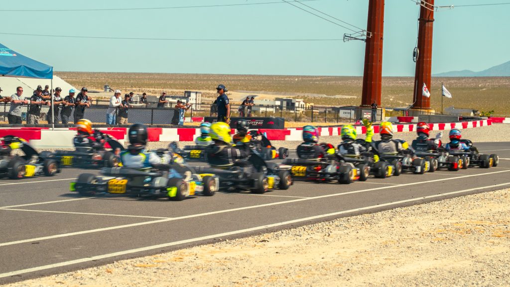 KA100 Junior racers take off the line during the COTF America round 5 event.