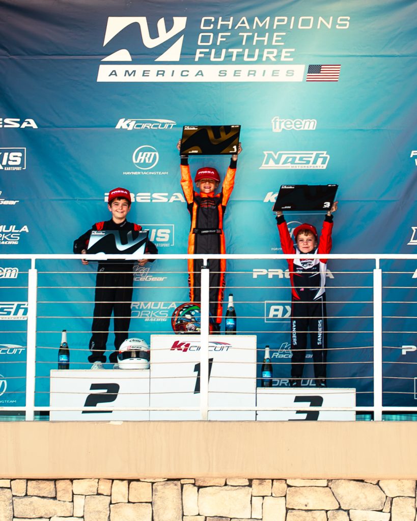 The Mini U10 podium from COTF America Round 8